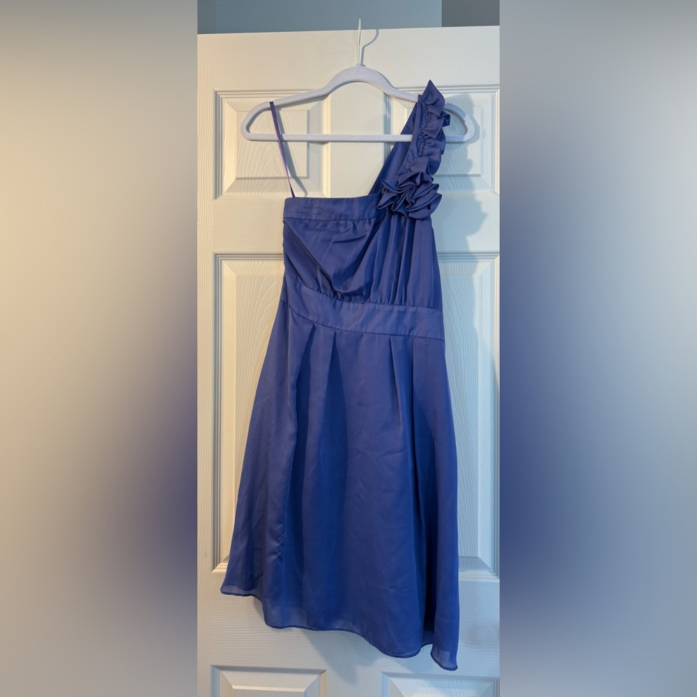 The Limited Periwinkle Mini Dress